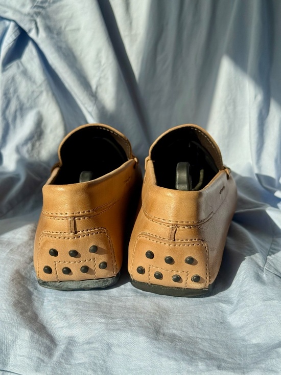 TOD’S Leather Driving Loafers – Camel Brown – Size 8 (Men) main image 4